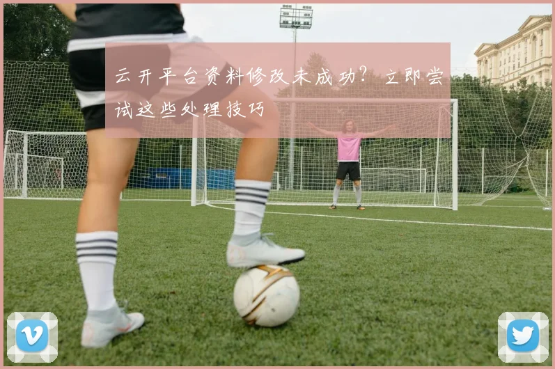 云开平台资料修改未成功？立即尝试这些处理技巧